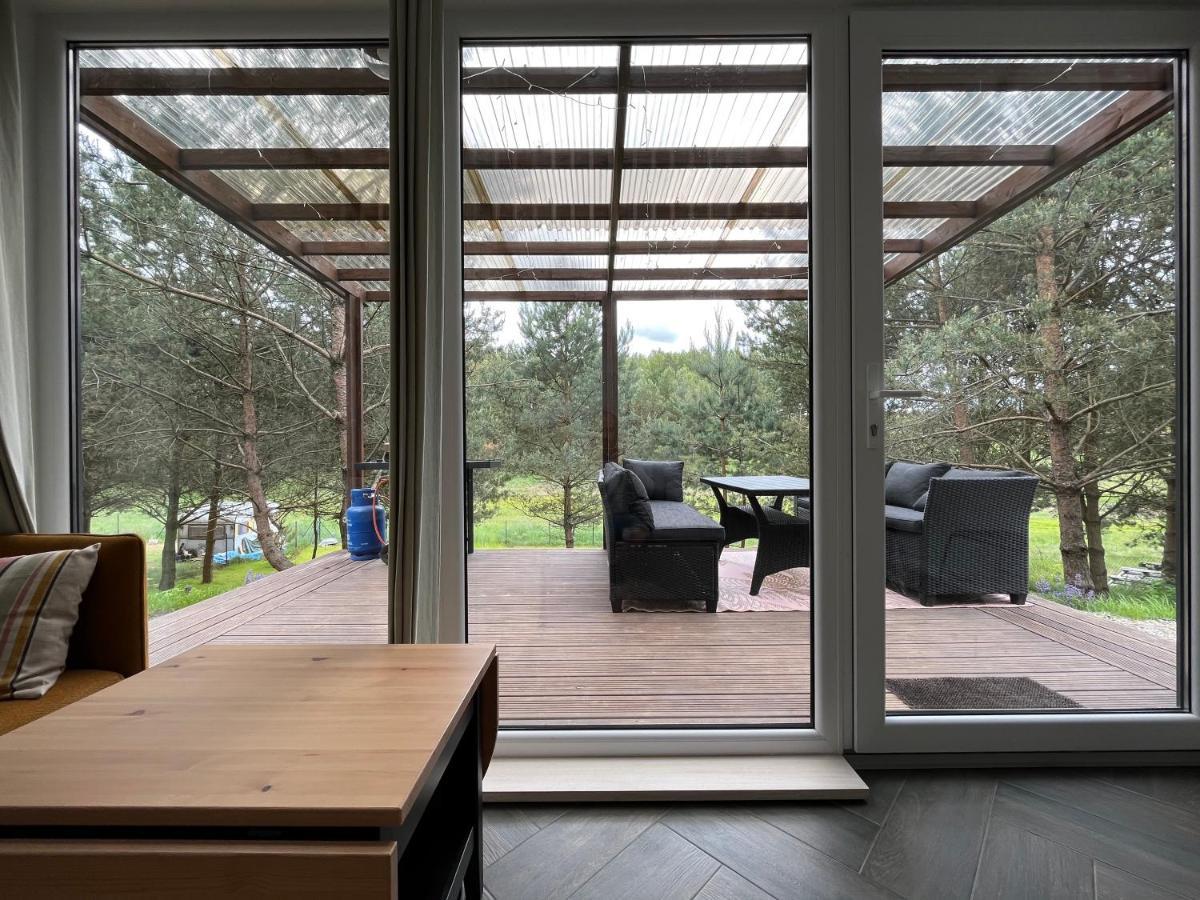 Cosy Cabin - Domek Na Kaszubach Z Sauna, Balia I Basenem Stara Sikorska Huta Exterior foto