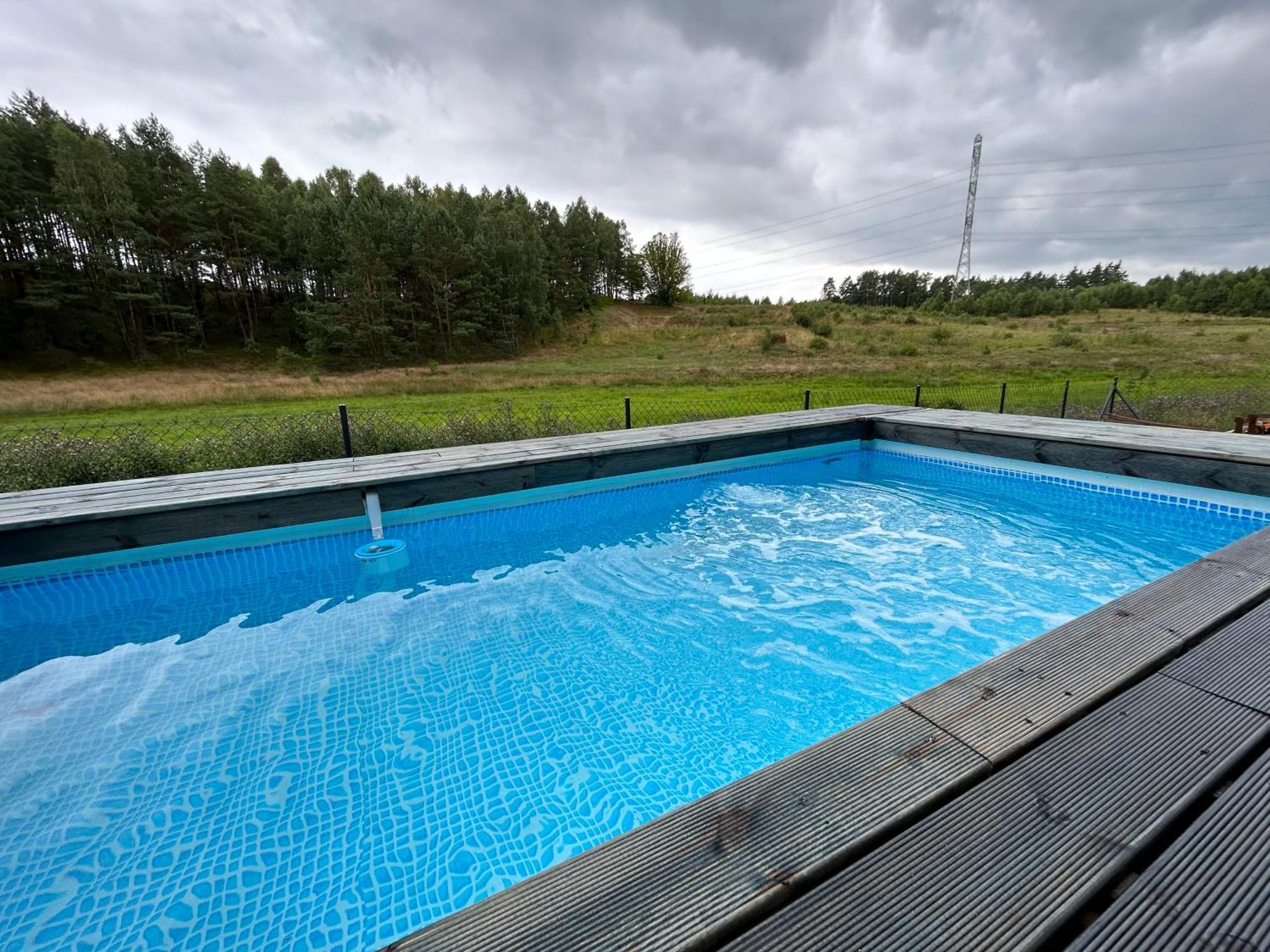 Cosy Cabin - Domek Na Kaszubach Z Sauna, Balia I Basenem Stara Sikorska Huta Exterior foto